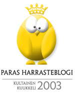 Kultainen Kuukkeli 2003 - paras harrasteblogi